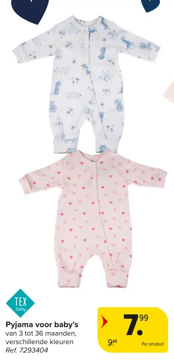 Promotie: Pyjama voor baby's