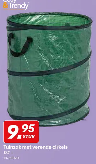 Promotie: Tuinzak met verende cirkels