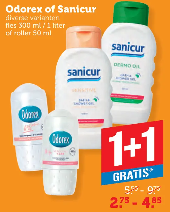 Aanbieding: Odorex of Sanicur