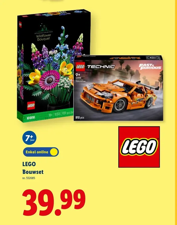 Promotie: LEGO Bouwset