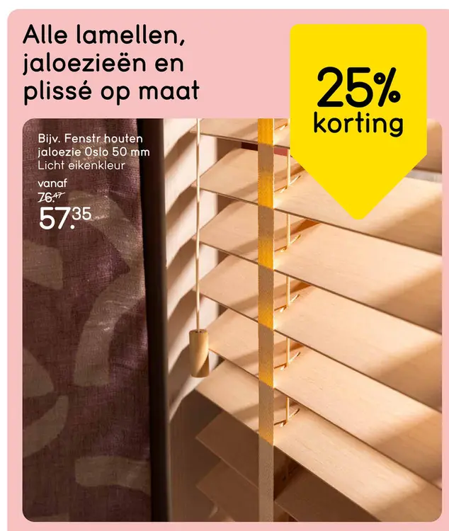 Aanbieding: Fenstr houten jaloezie Oslo