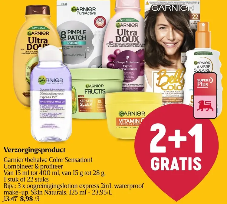 Promotie: Garnier (behalve Color Sensation)