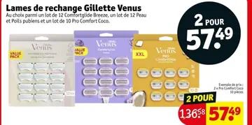 Offre: Lames de rechange Gillette Venus