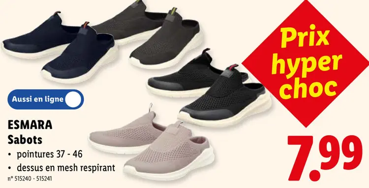 Offre: Sabots