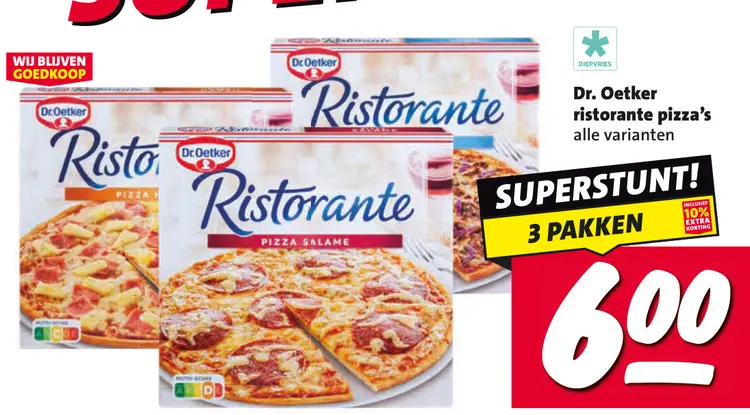Aanbieding: Dr. Oetker ristorante pizza's