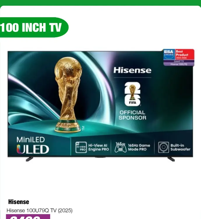 Aanbieding: Hisense 100U79Q TV (2025)