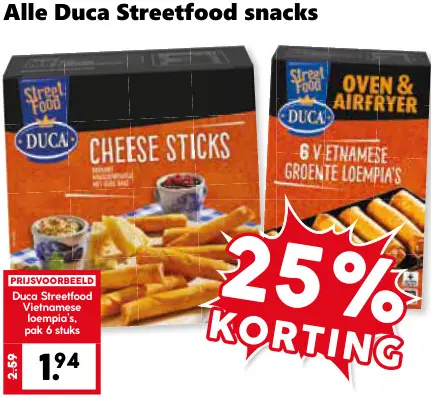 Aanbieding: Streetfood snacks