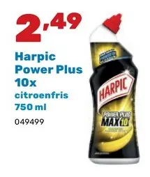 Promotie: Harpic Power Plus 10x citroenfris