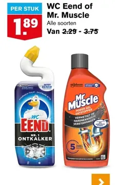 Aanbieding: WC Eend of Mr. Muscle