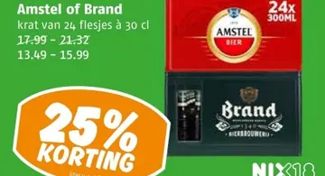 Aanbieding: Amstel of Brand