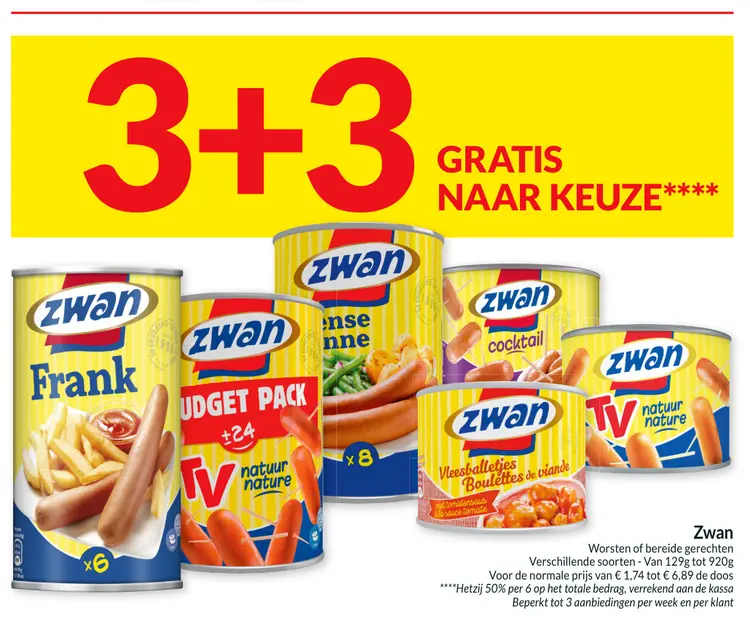 Promotie: Worsten of bereide gerechten