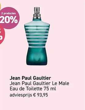 Aanbieding: Jean Paul Gaultier Le Male