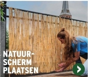 Aanbieding: NATUUR- SCHERM PLAATSEN