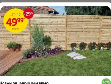 Offre: Ecran de jardin san remo