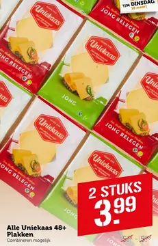 Aanbieding: Alle Uniekaas 48+ Plakken