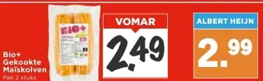 Aanbieding: Gekookte Maïskolven