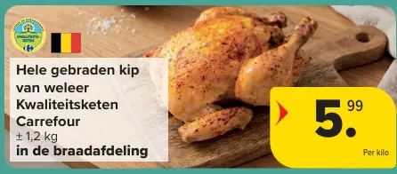 Promotie: Hele gebraden kip