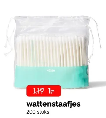 Aanbieding: Wattenstaafjes