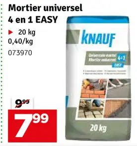 Offre: Mortier universel