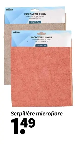 Offre: Serpillère microfibre