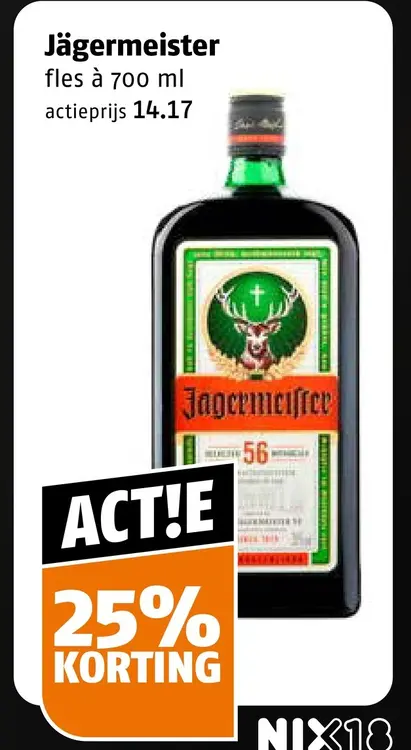 Aanbieding: Jägermeister