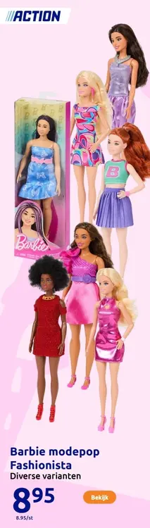 Aanbieding: Barbie modepop Fashionista