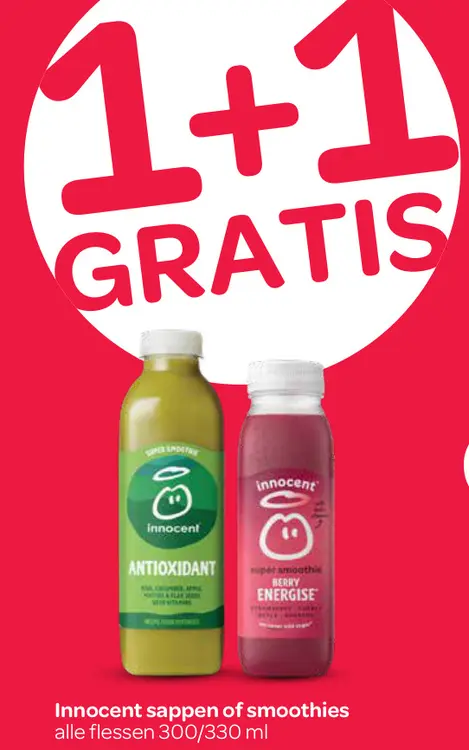 Aanbieding: Sappen of smoothies