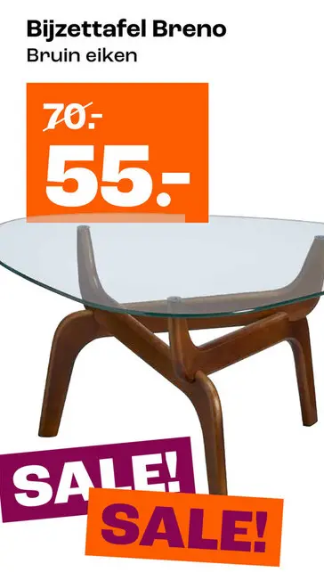 Aanbieding: Bijzettafel Breno
