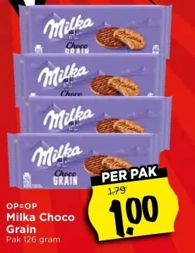 Aanbieding: Milka Choco Grain