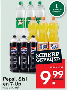Aanbieding: Pepsi, Sisi en 7-Up