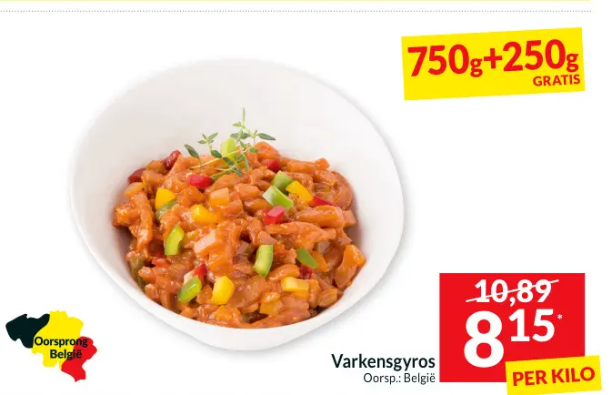 Promotie: Varkensgyros