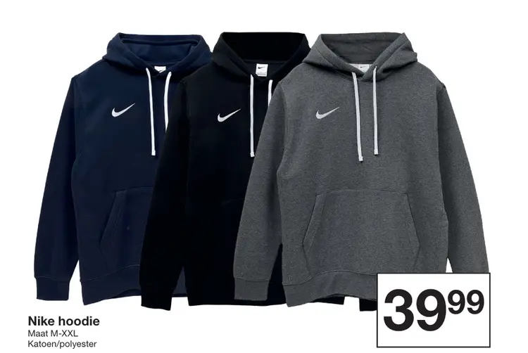 Promotie: Nike hoodie
