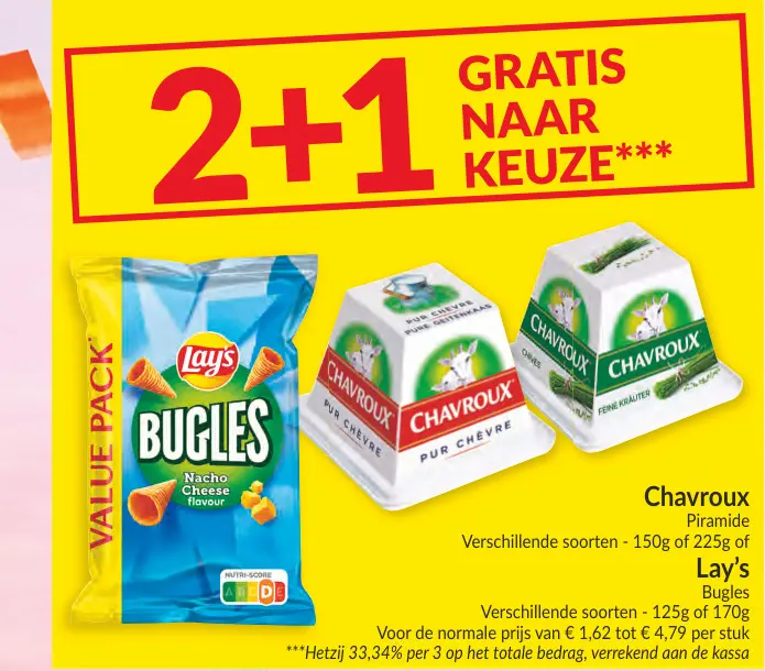 Promotie: Piramide of Lay's