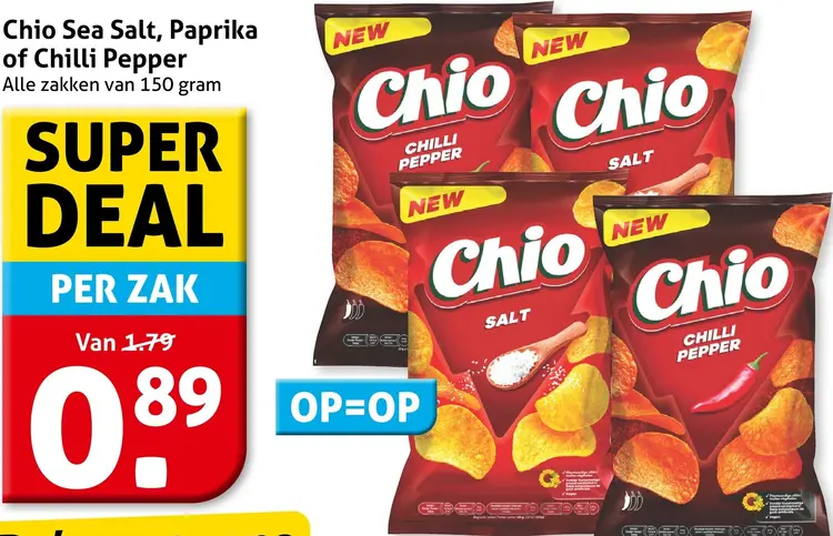 Aanbieding: Sea Salt, Paprika of Chilli Pepper