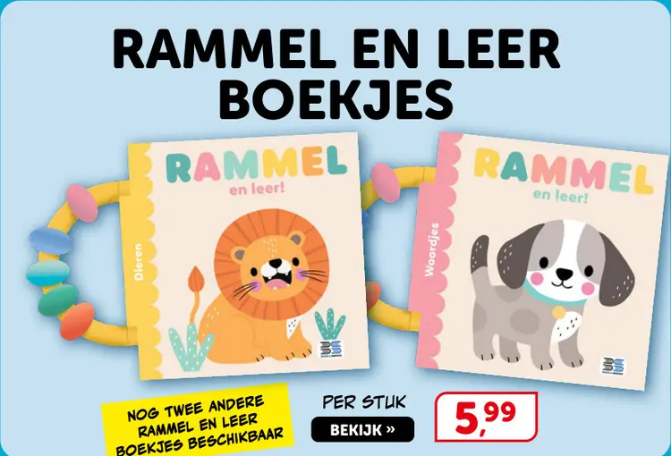 Promotie: Rammel en leer boekjes