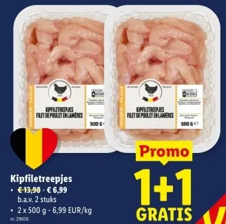 Promotie: Kipfiletreepjes