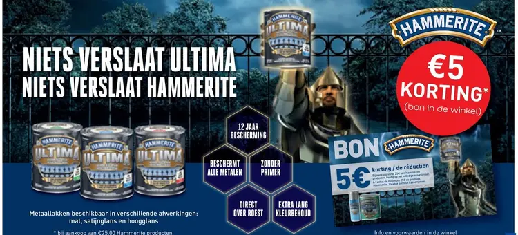 Promotie: Hammerite metaallakken