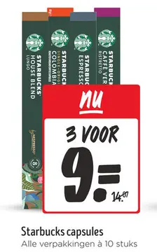 Aanbieding: Starbucks capsules