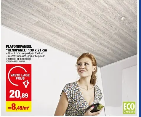Promotie: Plafondpaneel "RENOPANEL"