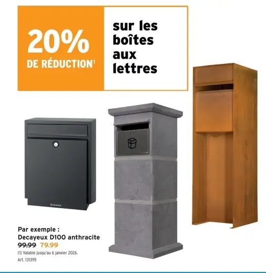 Offre: Decayeux D100 anthracite