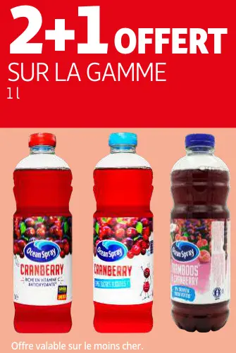 Promotie: Cranberry Juice