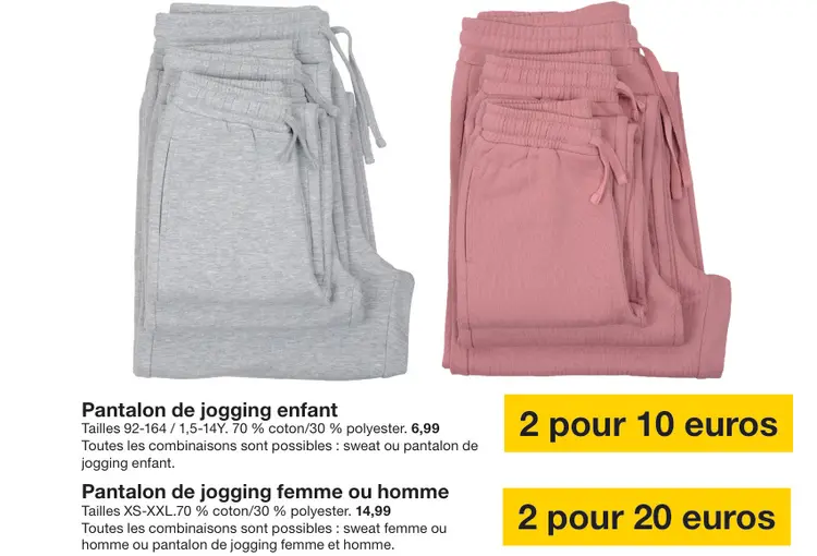 Offre: Pantalon de jogging enfant