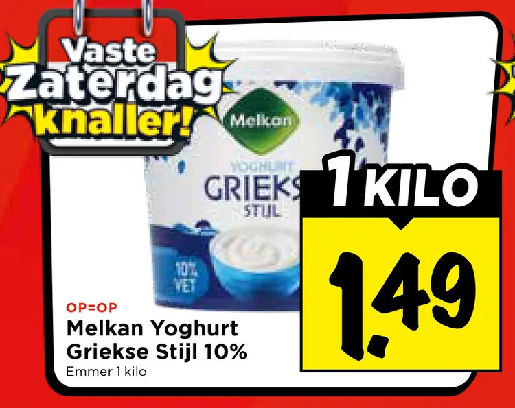 Aanbieding: Yoghurt Griekse Stijl 10%