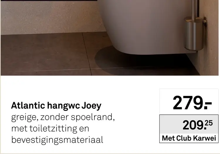 Aanbieding: Atlantic hangwc Joey