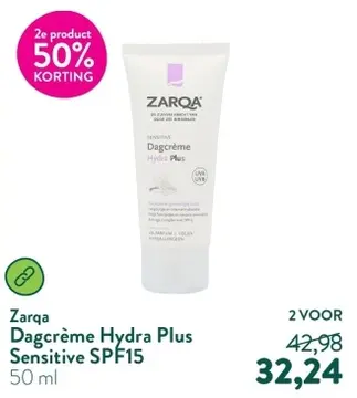Aanbieding: Dagcrème Hydra Plus Sensitive SPF15