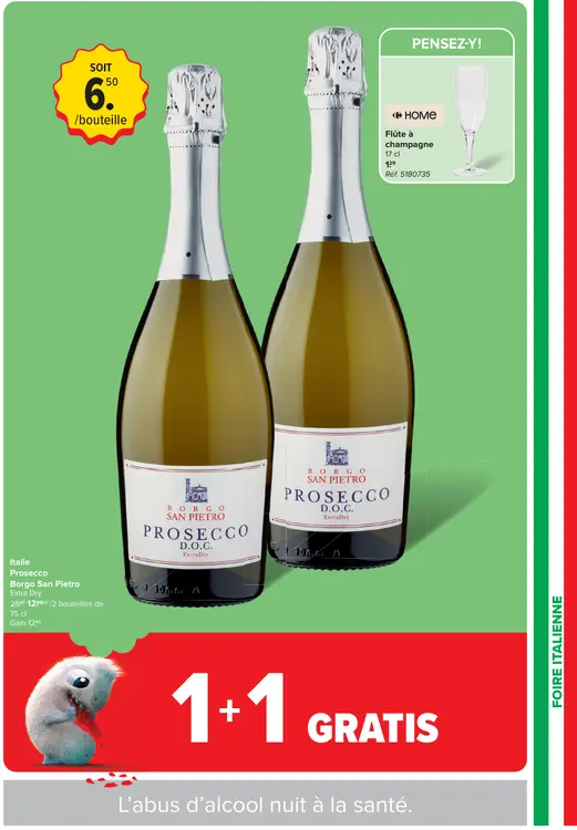 Offre: Borgo San Pietro Prosecco Extra Dry