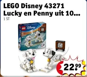 Aanbieding: LEGO Disney 43271 Lucky en Penny uit 10...