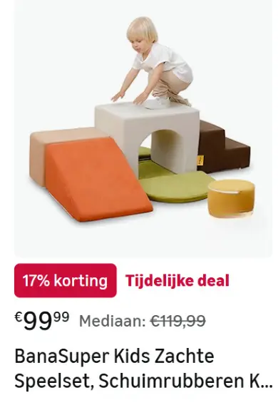 Aanbieding: Kids Zachte Speelset