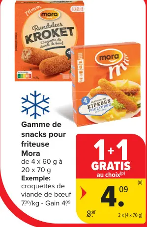 Offre: Snacks pour friteuse