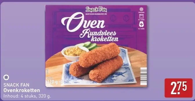 Aanbieding: Oven Rundvlees kroketten
